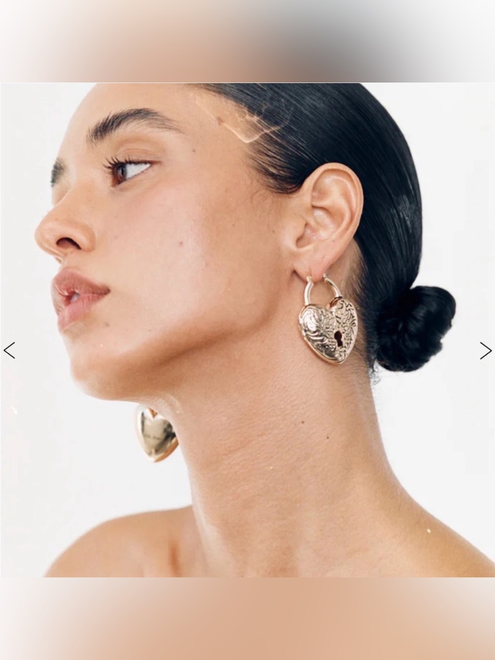 With Jean With Love Earrings - Antique Gold